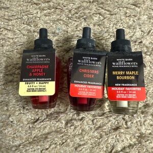 Bath & Body Works Christmas Cider & Cocktail Wallflower Set of 3